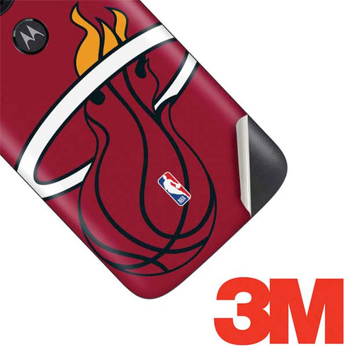 NBA Miami Heat Large Logo Moto E5 Play Skin